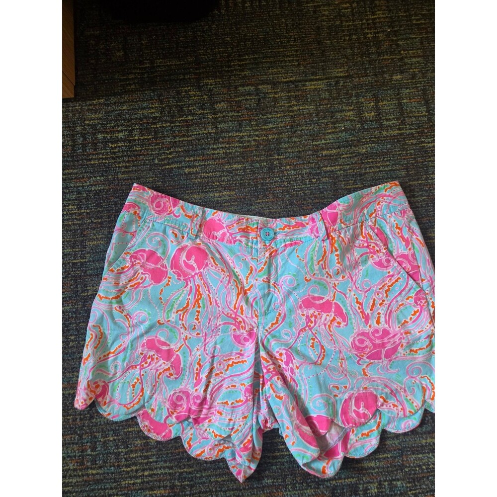 Lilly Pulitzer "Buttercup Short" in "Jellies Be Jammin'" Jellyfish Print Size 8